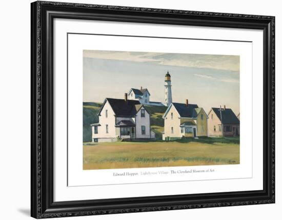 Lighthouse Village (also known as Cape Elizabeth), 1929-Edward Hopper-Framed Art Print