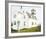 Lighthouse with Bell-Thomas LaDuke-Framed Art Print