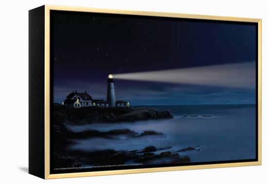 Lighthouse-Thomas Wiewandt-Framed Stretched Canvas