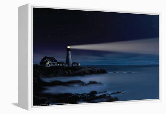 Lighthouse-Thomas Wiewandt-Framed Stretched Canvas