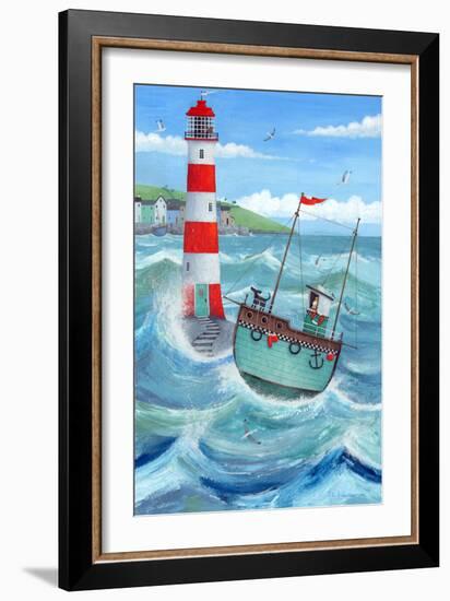 Lighthouse-Peter Adderley-Framed Art Print