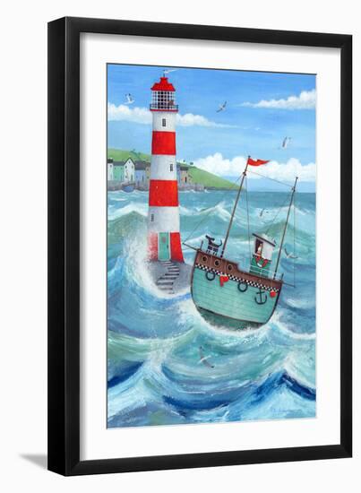 Lighthouse-Peter Adderley-Framed Art Print