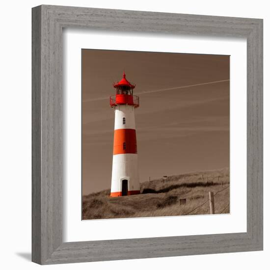 Lighthouse-null-Framed Art Print