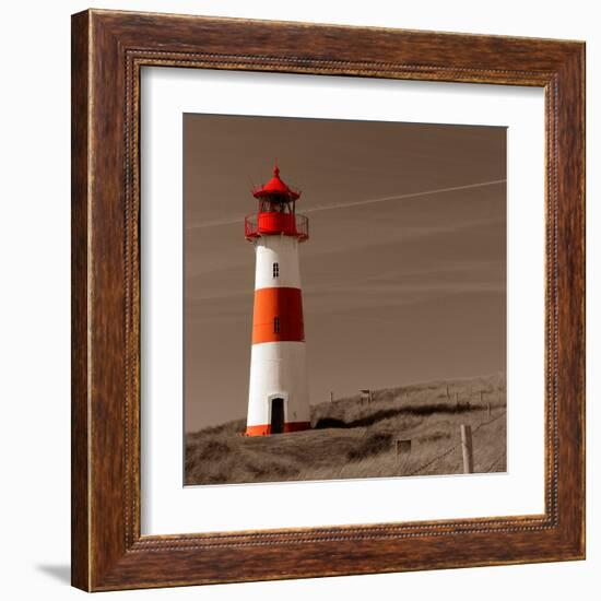 Lighthouse-null-Framed Art Print