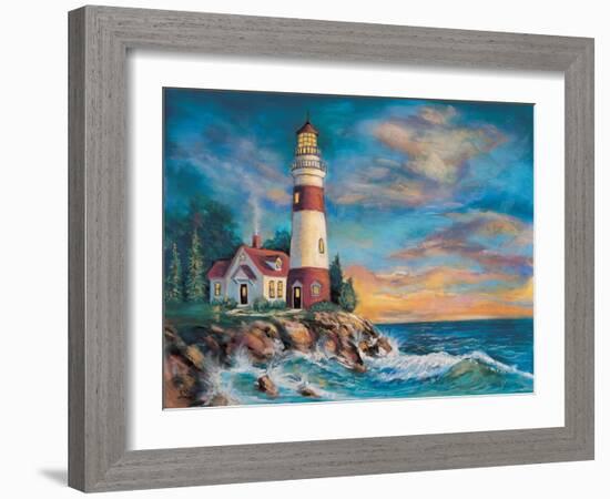 Lighthouse-Todd Williams-Framed Art Print