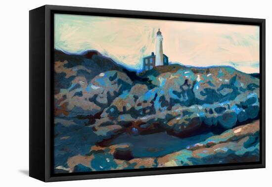 Lighthouse-Anna Polanski-Framed Stretched Canvas