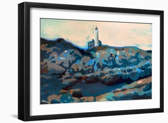 Lighthouse-Anna Polanski-Framed Art Print