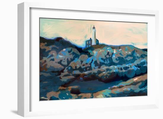 Lighthouse-Anna Polanski-Framed Art Print