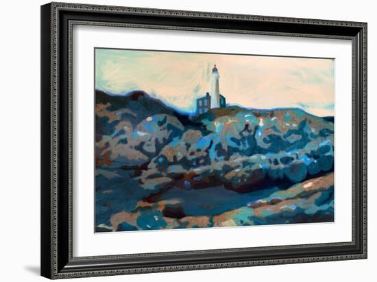 Lighthouse-Anna Polanski-Framed Art Print