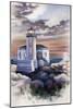 Lighthouse-Jenny Newland-Mounted Giclee Print