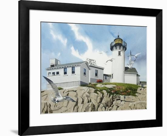 Lighthouse-William Vanderdasson-Framed Giclee Print