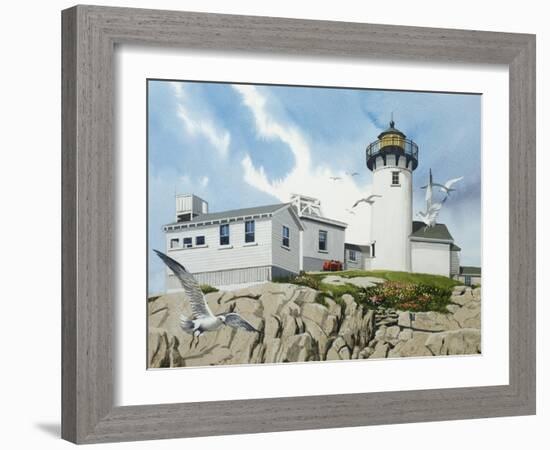 Lighthouse-William Vanderdasson-Framed Giclee Print