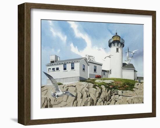 Lighthouse-William Vanderdasson-Framed Giclee Print