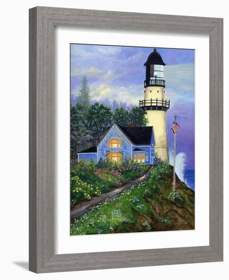 Lighthouse-Bonnie B. Cook-Framed Giclee Print