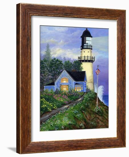 Lighthouse-Bonnie B. Cook-Framed Giclee Print