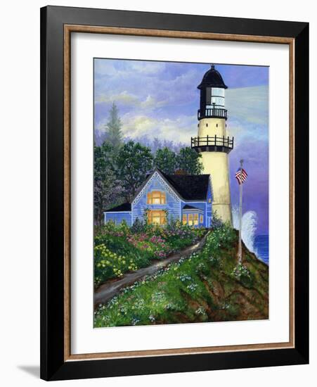 Lighthouse-Bonnie B. Cook-Framed Giclee Print