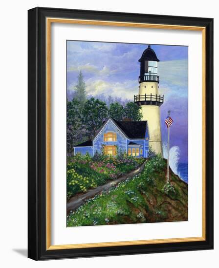 Lighthouse-Bonnie B. Cook-Framed Giclee Print