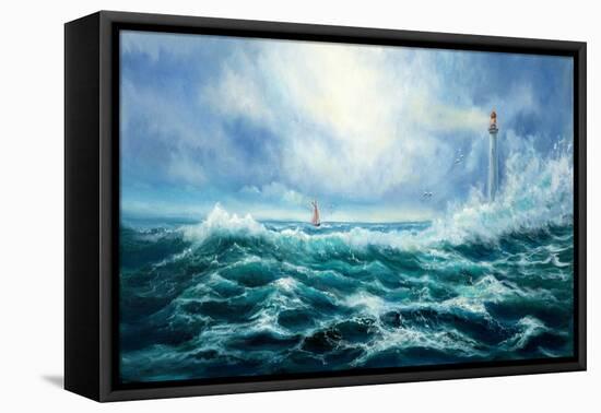 Lighthouse-borojoint-Framed Premier Image Canvas