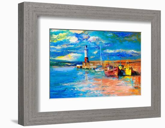 Lighthouse-borojoint-Framed Photographic Print