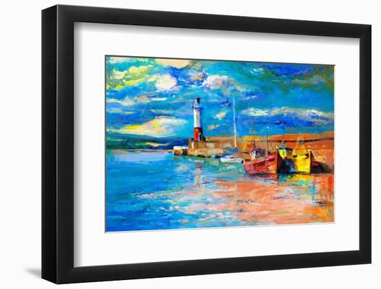 Lighthouse-borojoint-Framed Photographic Print