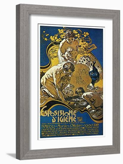 Lighting Exposition-Adolfo Hohenstein-Framed Premium Giclee Print