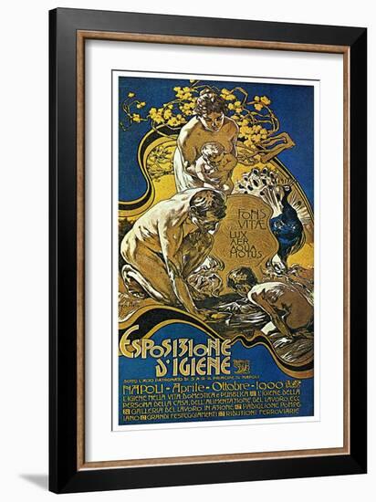 Lighting Exposition-Adolfo Hohenstein-Framed Premium Giclee Print