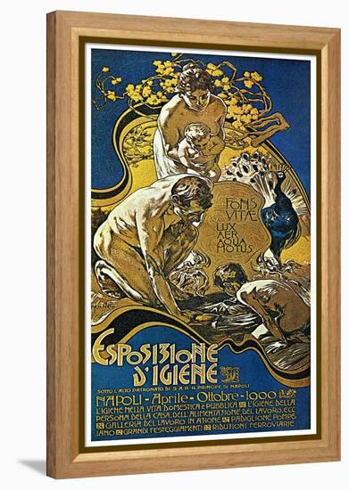 Lighting Exposition-Adolfo Hohenstein-Framed Stretched Canvas