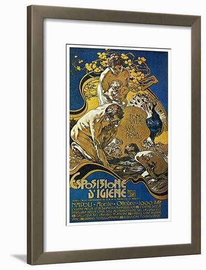 Lighting Exposition-Adolfo Hohenstein-Framed Art Print