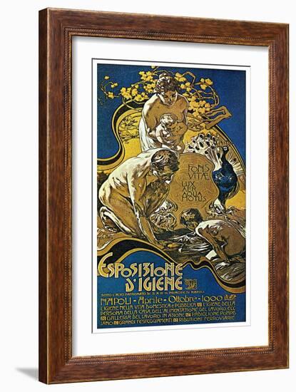 Lighting Exposition-Adolfo Hohenstein-Framed Art Print