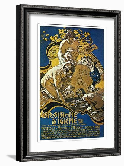 Lighting Exposition-Adolfo Hohenstein-Framed Art Print