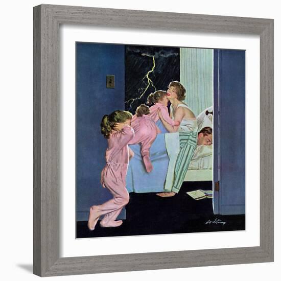 "Lighting Storm", March 22, 1958-M. Coburn Whitmore-Framed Giclee Print