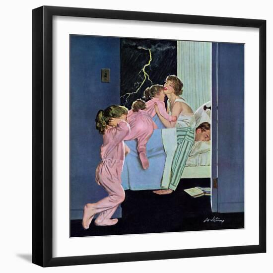 "Lighting Storm", March 22, 1958-M. Coburn Whitmore-Framed Giclee Print