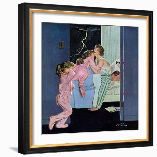 "Lighting Storm", March 22, 1958-M. Coburn Whitmore-Framed Giclee Print