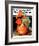 "Lighting the Pumpkin," Saturday Evening Post Cover, November 3, 1934-Eugene Iverd-Framed Giclee Print