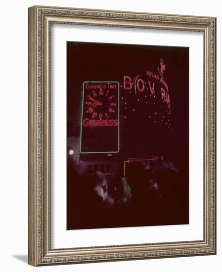 Lighting Up of London-William Sumits-Framed Photographic Print