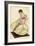 Lightly-Dressed Girl Riding an Egg-Luciano Achille-Framed Art Print