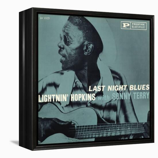 Lightnin' Hopkins - Last Night Blues-null-Framed Stretched Canvas