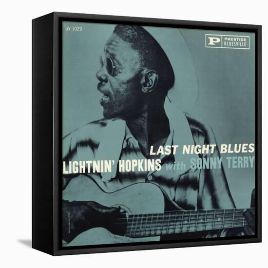 Lightnin' Hopkins - Last Night Blues-null-Framed Stretched Canvas