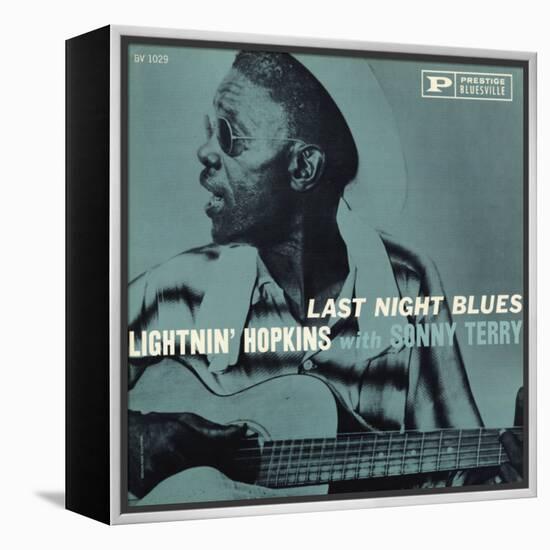 Lightnin' Hopkins - Last Night Blues-null-Framed Stretched Canvas