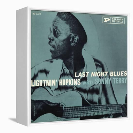 Lightnin' Hopkins - Last Night Blues-null-Framed Stretched Canvas