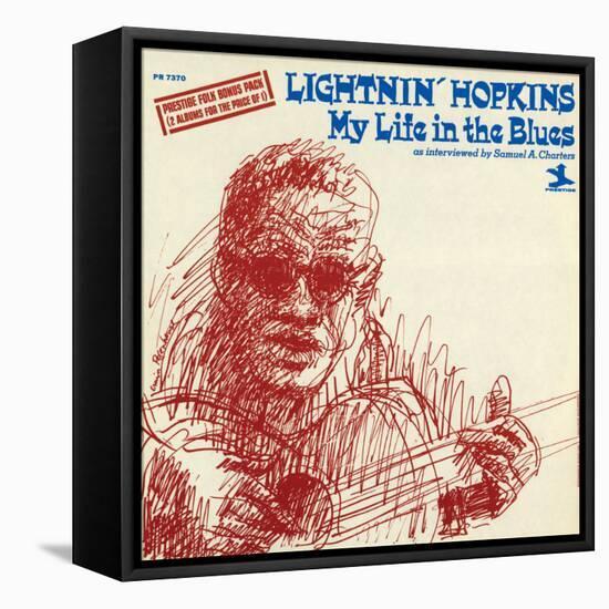 Lightnin' Hopkins - My Life in the Blues-null-Framed Stretched Canvas