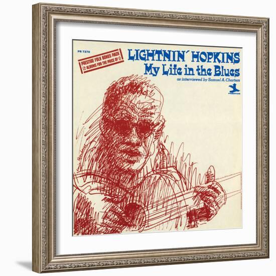 Lightnin' Hopkins - My Life in the Blues-null-Framed Art Print