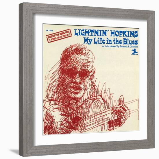Lightnin' Hopkins - My Life in the Blues-null-Framed Art Print