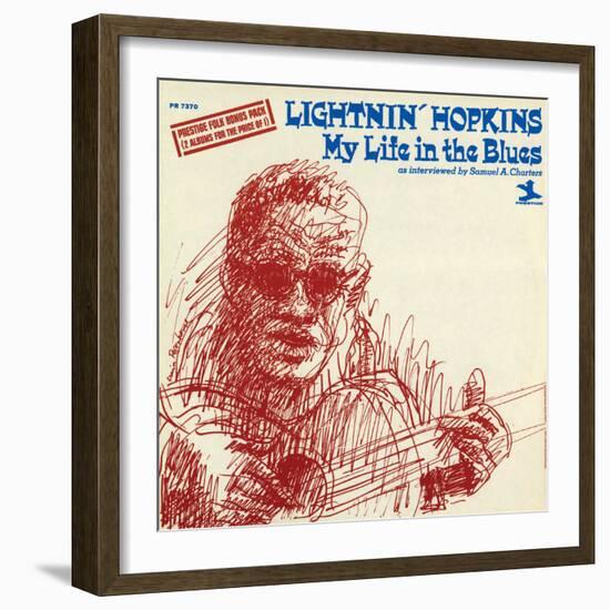 Lightnin' Hopkins - My Life in the Blues-null-Framed Art Print