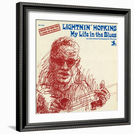 Lightnin' Hopkins - My Life in the Blues-null-Framed Art Print