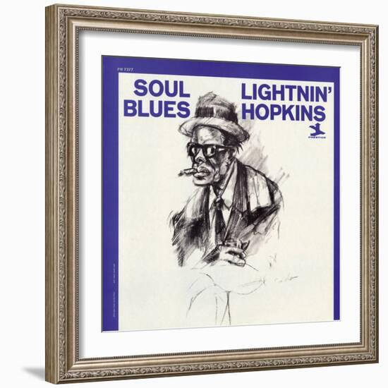 Lightnin' Hopkins - Soul Blues-null-Framed Art Print