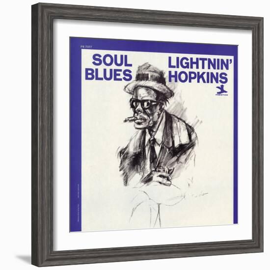 Lightnin' Hopkins - Soul Blues-null-Framed Art Print