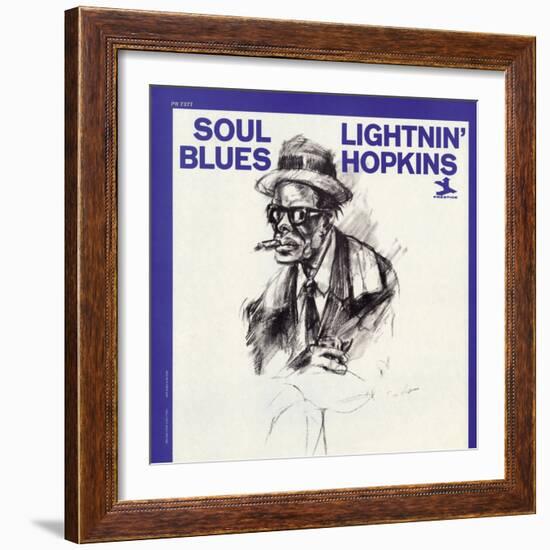 Lightnin' Hopkins - Soul Blues-null-Framed Art Print