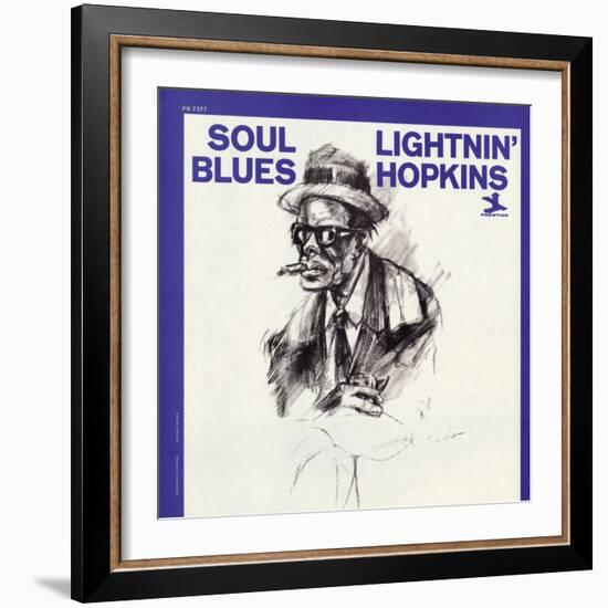 Lightnin' Hopkins - Soul Blues-null-Framed Art Print