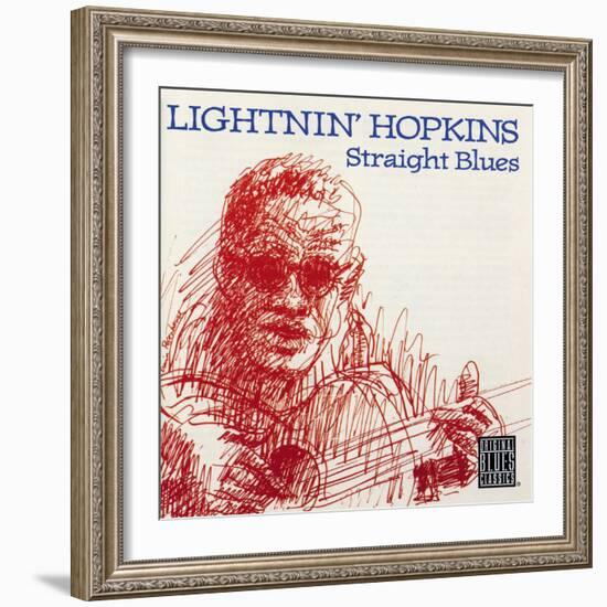 Lightnin' Hopkins - Straight Blues-null-Framed Art Print